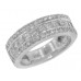 1.75 CT Ladies Round and Princess Cut Diamond Wedding Ring 